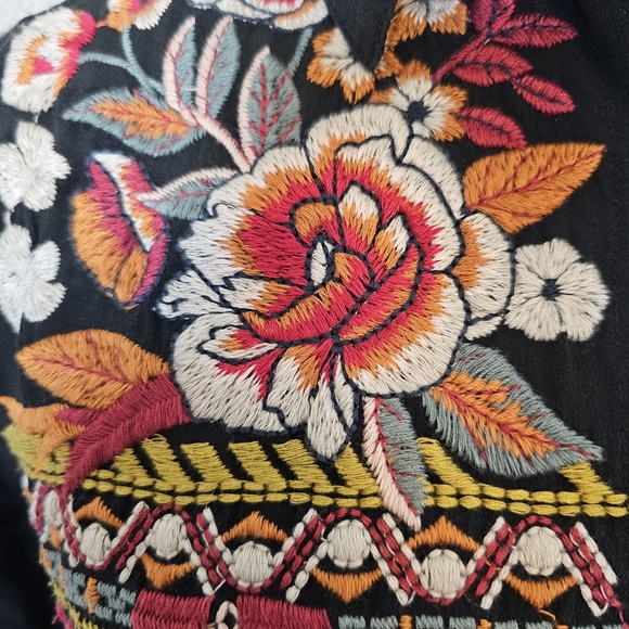 Johnny Was, Jyll Silk Embroidery Blouse - Picture 9 of 14